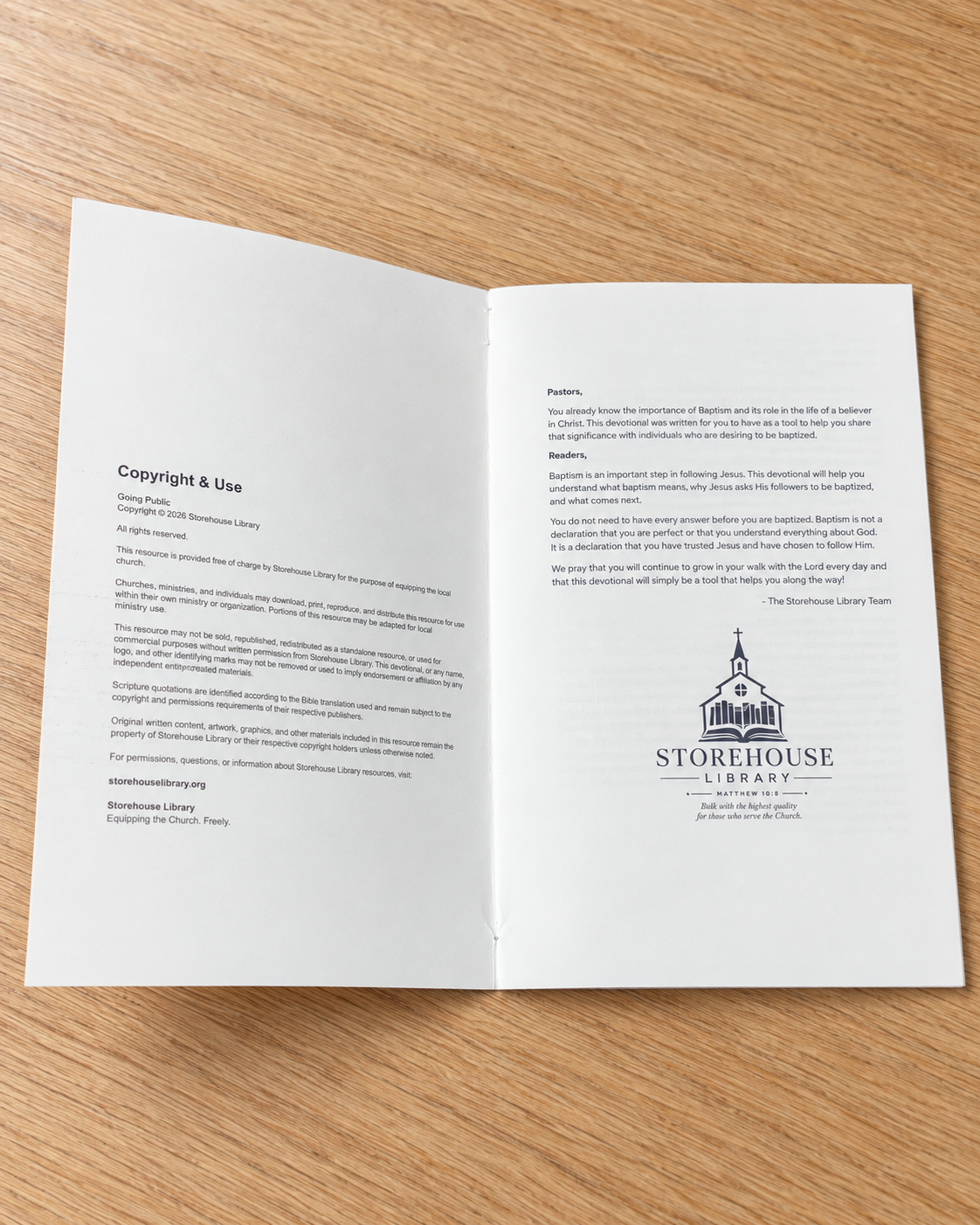 Going Public copyright and use pages