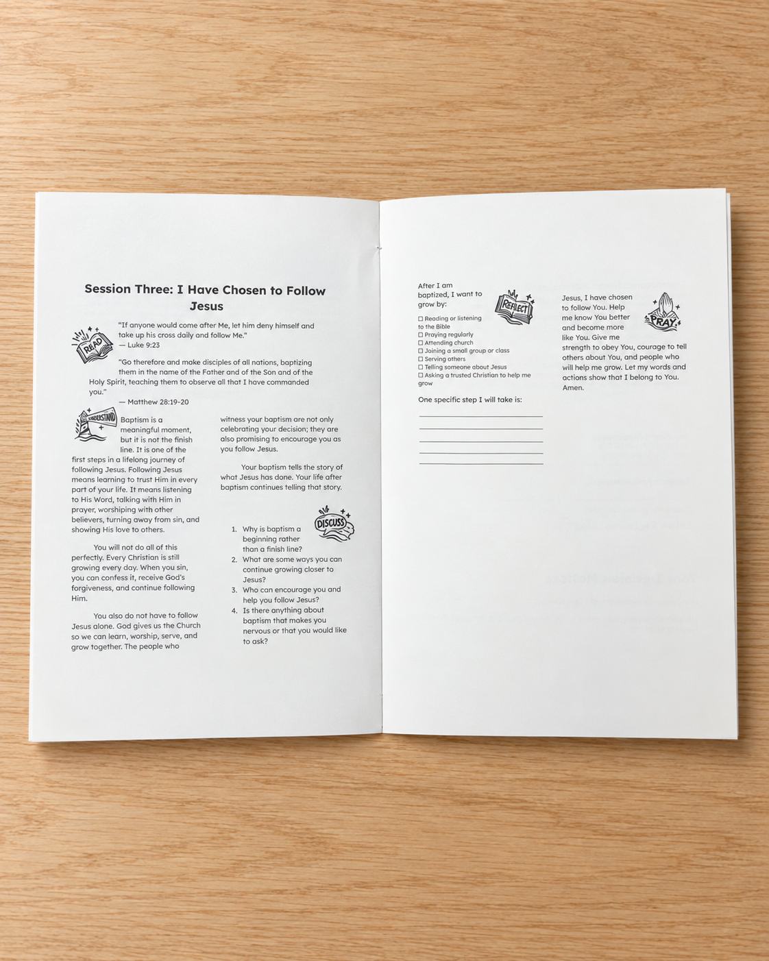 Going Public devotional content sample